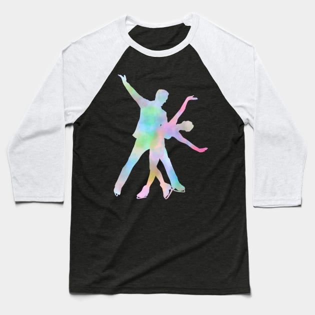 Figure skating Ice dance Baseball T-Shirt by Becky-Marie